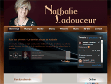Tablet Screenshot of nathalieladouceur.com